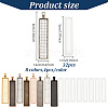 DIY Blank Rectangle Alloy Pendants Making Kits DIY-AN0001-11-2