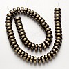 Electroplate Non-magnetic Synthetic Hematite Beads Strands G-F300-16-06-2