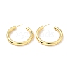 Brass Chunky C-shape Stud Earrings EJEW-G297-03A-G-1