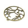 Alloy Metal Tree of Life Pendants PALLOY-20320-AB-NR-3