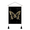 Butterfly Pattern Polyester Wall Hanging Tapestry PW-WG0A325-08-1