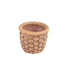 Mini Resin Bamboo Basket PW-WG88609-01-4