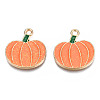 Autumn Theme Rack Plating Alloy Enamel Pendants LS-PALLOY-N164-007-2