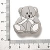 Bear Silicone Focal Beads SIL-D008-01E-3