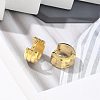 304 Stainless Steel Hoop Earrings for Women EJEW-C096-57G-4