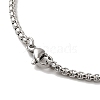 304 Stainless Steel Pendant Necklaces NJEW-K253-09P-5