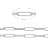 Tarnish Resistant 304 Stainless Steel Paperclip Chains CHS-F011-03B-P-1