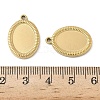 304 Stainless Steel Pendant Cabochon Settings STAS-D127-18A-G-3