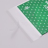 Christmas Theme Rectangle OPP Self-Adhesive Cookie Bags OPP-SZC0001-02E-3