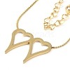 304 Stainless Steel Pendants Necklaces NJEW-K266-03A-G-1