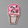 Summer Theme Polyester Computerized Embroidery Cloth Iron on/Sew on Patches PATC-WH0010-07F-2