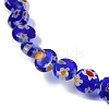 Handmade Millefiori Lampwork Beads Strands LAMP-G166-17A-04-3