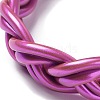 Plastic Cord Braided Stretch Bracelets BJEW-R313-01F-2