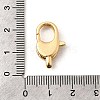 Brass Clear Cubic Zirconia Lobster Claw Clasps KK-Z078-45A-G-3