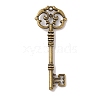 Skeleton Key Tibetan Style Alloy Big Pendants TIBEP-S293-033AB-LF-1