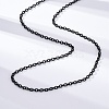 304 Stainless Steel Cable Chain Necklaces STAS-G170-13B-1