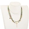 Beaded Necklaces & Pendant Necklace Sets NJEW-JN03076-02-4