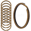 50Pcs Iron Keychain Clasps FIND-SP0005-56AB-1