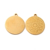 201 Stainless Steel Pendants STAS-K251-006G-1