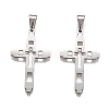 Non-Tarnish 304 Stainless Steel Pendants STAS-J036-111G-2