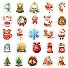 50Pcs Christmas Theme Cartoon Paper Stickers DIY-P085-08-5