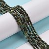 Natural African Turquoise(Jasper) Beads Strands G-P472-02-4