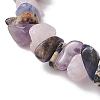 Natural Mixed Gemstone Chips Stretch Bracelets BJEW-JB11070-02-3