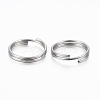 Non-Tarnish 304 Stainless Steel Split Rings STAS-H413-04P-A-01-2