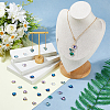 48Pcs Electroplated Glass Pendants EGLA-HS0001-13-3
