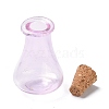 Glass Cork Bottles AJEW-O032-01F-3