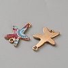 Printed Alloy Connector Charms FIND-CJC0010-128B-07-2