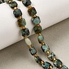 Natural African Turquoise(Jasper) Beads Strands GG-CBA96AE-A06-6x6mm-1