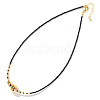 Bohemian Style Brass & Glass Beaded Necklaces for Women AF6030-2-1