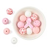50Pcs Silicone Focal Beads SIL-FS0001-31-2