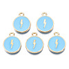 Alloy Enamel Pendants ENAM-N054-89C-1