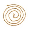 304 Stainless Steel Box Chain Necklaces NJEW-F227-09G-04-1