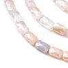 Gradient Color Electroplate Glass Bead Strands GLAA-E042-01E-3