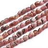 Natural Rhodonite Beads Strands G-D0002-B23-1