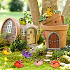 40Pcs 10 Colors Luminous Resin Frog Display Decorations RESI-SP0001-40-7