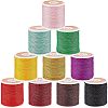 Olycraft 10 Rolls 10 Colors Braided Nylon Threads NWIR-OC0001-07-1