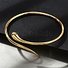 Brass Cuff Bangles for Women BJEW-F482-12G-2