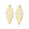 Brass Pendants KK-O143-05G-2