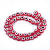 Handmade Evil Eye Lampwork Beads Strands LAMP-S191-01B-02-2