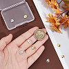 4Pairs 2 Colors 925 Sterling Silver Ear Nuts STER-BBC0007-58-3