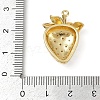 Brass Micro Pave Cubic Zirconia Pendants KK-R224-10G-3
