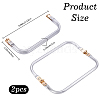 2Pcs Aluminum Bag Handle FIND-BBC0004-96B-2