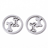 Non-Tarnish 201 Stainless Steel Charms STAS-N091-102-2