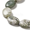 Natural Peace Jade Beads Strands G-B078-F01-01-4