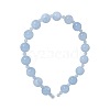 Solid Plastic Beads Hair Bands OHAR-PW0001-184C-1