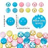   1 Set Resin Round Beads Set RESI-PH0002-03-2